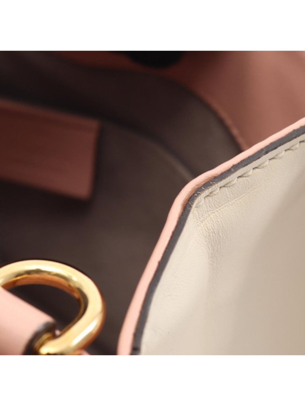 Gucci Nymphaea Bamboo 2-Way Pink Leather Shoulder Bag - Picture 7 of 12